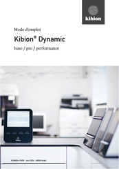 Kibion Dynamic pro Mode D'emploi