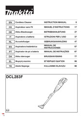 Makita DCL283F Manuel D'instructions