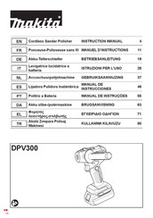 Makita DPV300 Manuel D'instructions