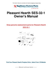 Pleasant Hearth SES-32-1 Manuel D'instructions