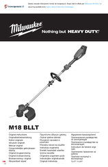 Milwaukee M18 BLLT Notice Originale