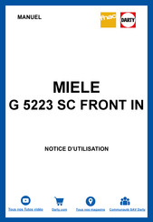 Miele G 5223 Mode D'emploi