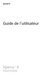 Sony Xperia X Guide De L'utilisateur