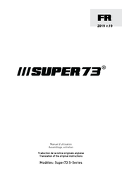 SUPER73 S Serie Manuel D'utilisation