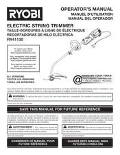 Ryobi RY41130 Manuel D'utilisation