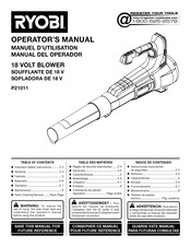 Ryobi ONE+ P21011 Manuel D'utilisation