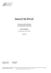 NetworX NX-8PLUS Manuel D'utilisation