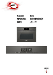 Miele H6800BMX Mode D'emploi Et Instructions De Montage