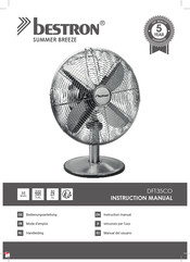 Bestron SUMMER BREEZE DFT35CO Mode D'emploi