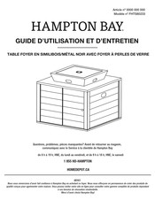 HAMPTON BAY FHTS80233 Guide D'utilisation Et D'entretien