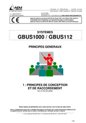 AEM securite GBUS112 Mode D'emploi