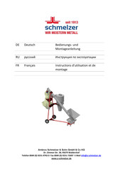 schmelzer ZZ40 Instructions D'utilisation Et De Montage