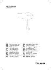 Taurus ALIZE 2200 LITE Mode D'emploi