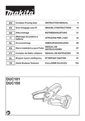 Makita DUC101 Manuel D'instructions