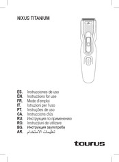 Taurus NIXUS TITANIUM Mode D'emploi