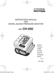 Citizen CH-650 Manuel D'instructions