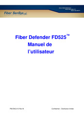 FIBER SENSYS Fiber Defender FD525 Manuel De L'utilisateur