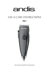 Andis PM-1 Instructions D'utilisation Et D'entretien