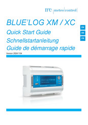 Meteo Control BLUE'LOG XC Guide De Démarrage Rapide