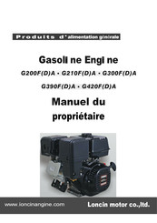 LONCIN G300FDA Manuel Du Propriétaire