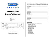 Jensen MXM4425/G Guide D'utilisateur