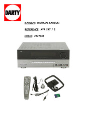 Harman Kardon AVR 247/E Mode D'emploi