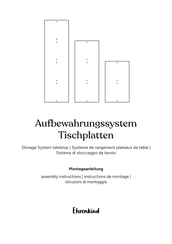 Ehrenkind Aufbewahrungssystem Tischplatten Instructions De Montage