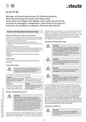 steute Ex ES 97 AZ Instructions De Montage