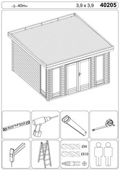 Finn Art Blockhaus 40205 Instructions De Montage