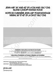 Jenn-Air JXI8236WS Instructions D'installation Et Guide D'utilisation Et D'entretien