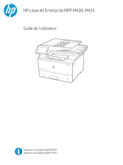 HP LaserJet Enterprise M430 Guide De L'utilisateur