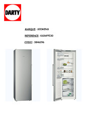 Siemens KS36FPI30 Mode D'emploi