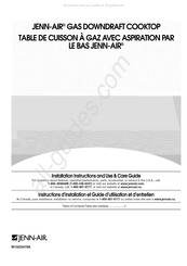 Jenn-Air JGD3536WS00 Instructions D'installation Et Guide D'utilisation Et D'entretien