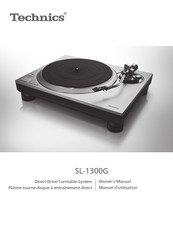 Technics SL-1300G Manuel D'utilisation