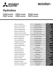 Mitsubishi Electric ecodan Hydrobox ERSC Série Manuel D'installation