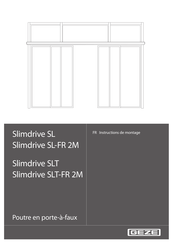 GEZE Slimdrive SLT-FR Instructions De Montage