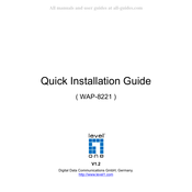 Level One WAP-8221 Guide D'installation Rapide