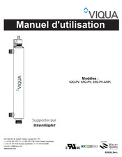 Viqua S2Q-PV Manuel D'utilisation