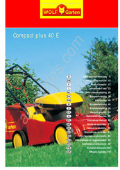 Wolf Garten Compact plus 40 E Mode D'emploi