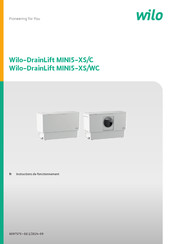 Wilo DrainLift MINI5-XS/WC Instructions De Fonctionnement