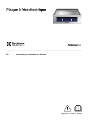 Electrolux Professional 588066 Instructions Pour L'installation Et L'utilisation