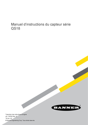 Banner QS18 Serie Manuel D'instructions