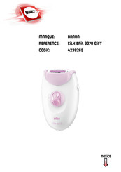 Braun Silk-épil SoftPerfection 3470 Guide Rapide