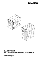 Blanco THERM 620 KBRUH Mode D'emploi