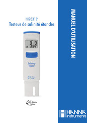 Hanna Instruments HI98319 Manuel D'utilisation