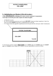 Sharp ER-A280F Notice Simplifiee