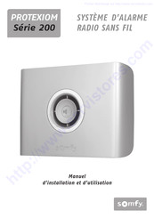 SOMFY PROTEXIOM 200 Série Manuel D'utilisation Et D'installation