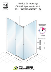 Adler ELLIPSE Notice De Montage