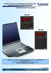 Loreme INL150-pt4f Configuration Et Utilisation