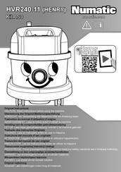 Numatic HVR 240-11 Traduction Du Manuel D'utilisation D'origine